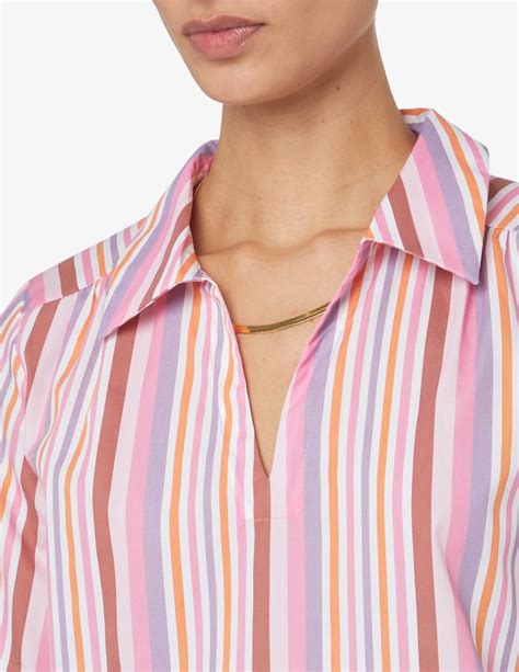 Shop Elizabeth Ascot V Neck Short Sleeve Shirt On Rinascente