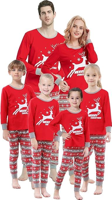 Familien Passender Weihnachtspyjama F R Jungen Und M Dchen Schneemann