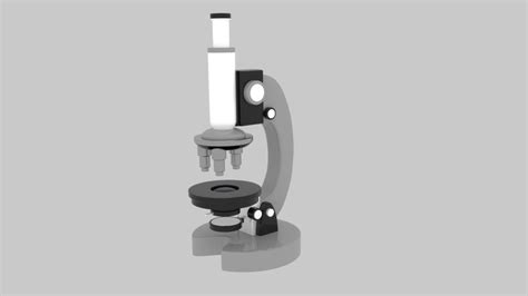 Microscope 3D Model $5 - .max - Free3D