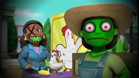 Paw Patrol Horror Farmer Yumi And Mayor Goodway Ready To Cattle As Horror Version Speededit