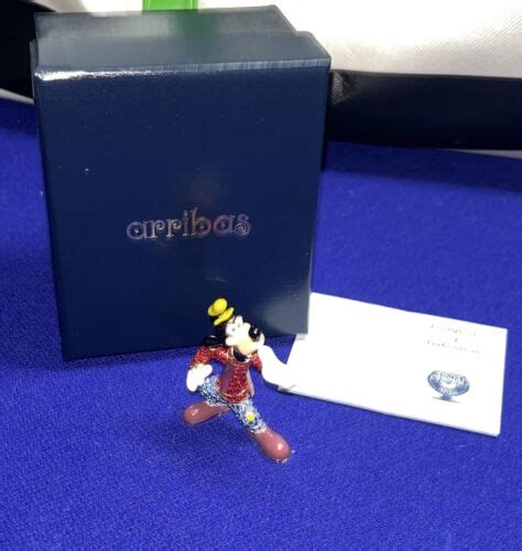 Disney Arribas Brothers Swarovski Crystal Goofy Jeweled Small Figurine