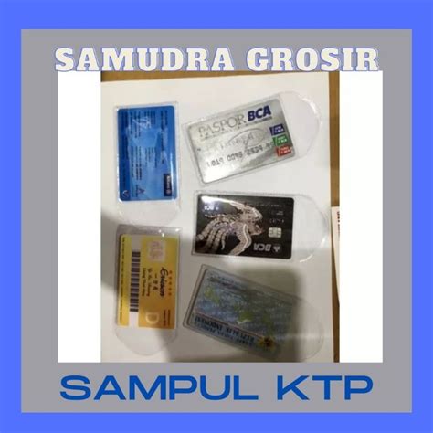 Jual Sampul Ktp Plastik Cover Ktp Sim Atm E Tol Wadah Kartu Nama