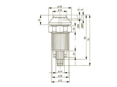 Kfz Drucktaster Symbol Start 6 Bis 24 Volt Startknopf Heavy Duty