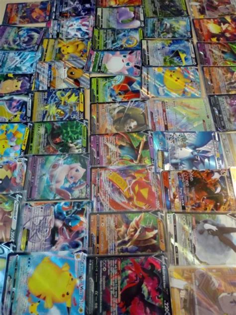 LOTTO 45 CARTE Pokemon Con 1 Ultrara GX V Vmax Rare Holo Reverse Ita