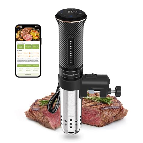 Kitchenboss Wifi Sous Vide Machine Ultra Quiet Precision Sous Vide