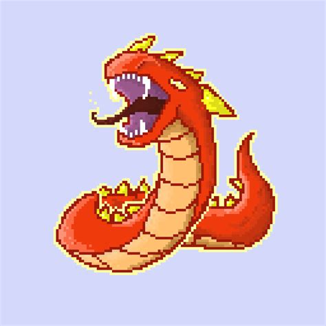 My first ever pixel art, my original monster sprite : r/PixelArt