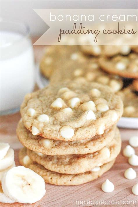 Banana Cream Pudding Cookies The Recipe Critic