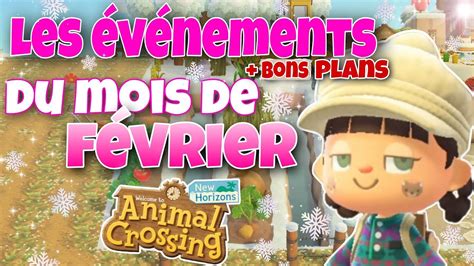 Les événements les bons plans du mois de février Animal crossing