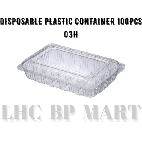 Ops Op H Benxon Plastic Tray Bakery Disposable Plastic Clear Bekas