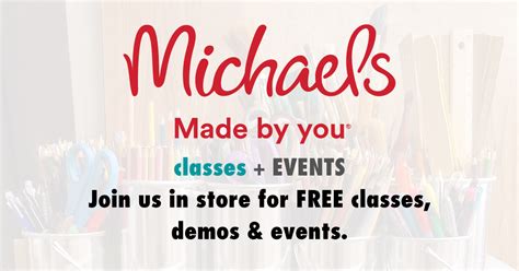 FREE Classes & Events In-Stores at Michaels - Julie's Freebies