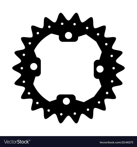 Bicycle gear icon Royalty Free Vector Image - VectorStock