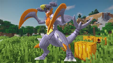 Minecraft Mega Garchomp Build Schematic 3d Model By Inostupid