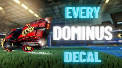 All Dominus Decals 2023 Youtube