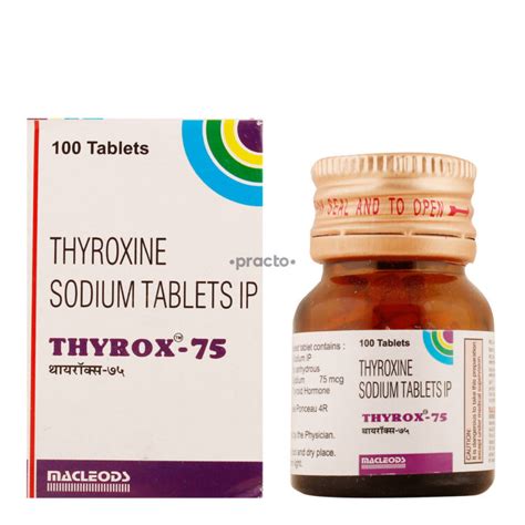 Thyrox 75 Mcg Tablet Uses Dosage Side Effects Price Composition Practo