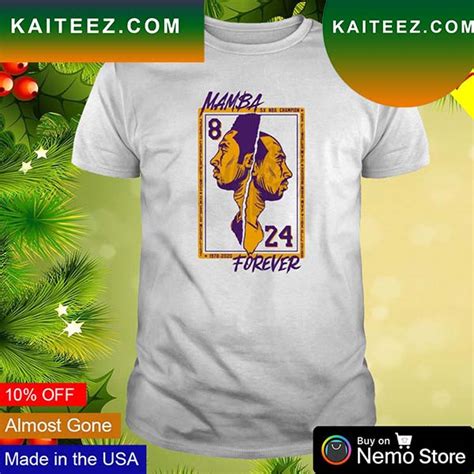 Kobe Bryant Mamba Forever Stats T Shirt Kaiteez