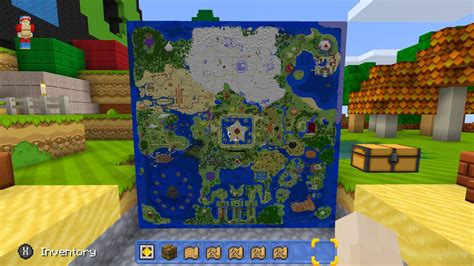 The Map For The Mario Themed World On Switch R Minecraft