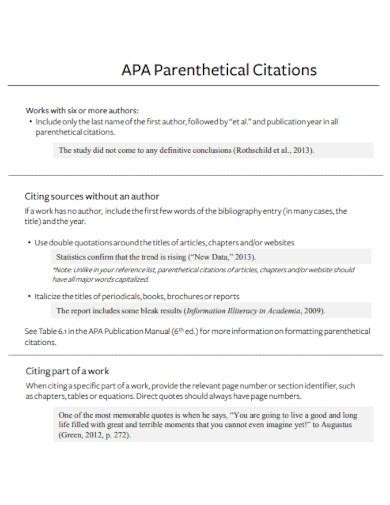 Apa Citation Examples Format How To Write Pdf