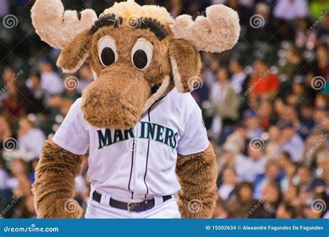 The Mariners Moose Mascot editorial stock image. Image of cheer - 15502634