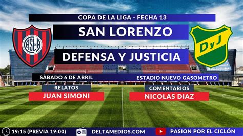 SAN LORENZO VS DEFENSA Y JUSTICIA EN VIVO COPA DE LA LIGA 2024 YouTube