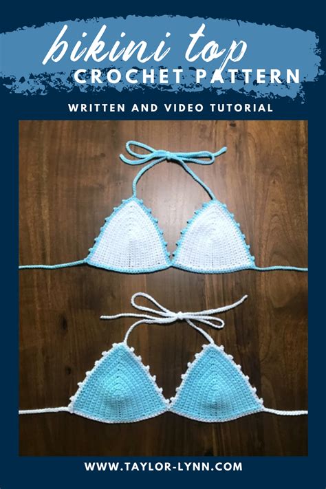 Free Crochet Bikini Top Pattern Modello Mondo All Uncinetto Estivo