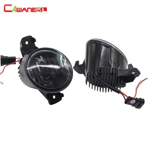 Cawanerl Car LED Fog Light Daytime Running Lamp Styling For Nissan