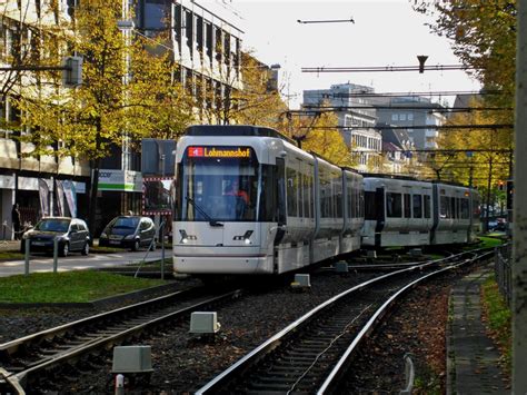 Stadtbahnlinie 4 Nach Bielefeld Lohmannshof An Der Haltetstelle