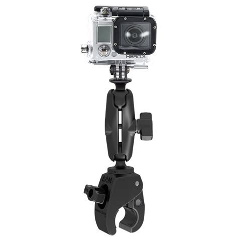 Ram Mount Small Tough Claw Mount W Custom Gopro Hero Adapter Rap B