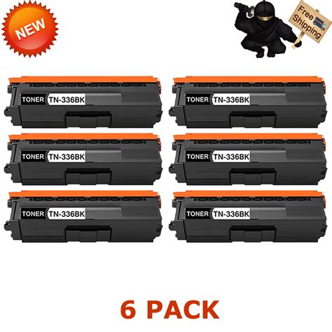 6er PACK TN336 Toner schwarz für Brother MFC L8600CDW MFC L8850CDW HL