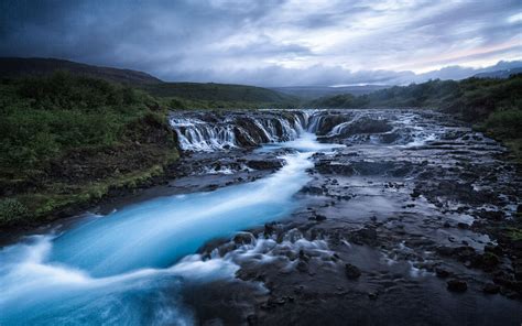 Waterfall River Rocks Stones Landscape wallpaper | 2560x1600 | 182537 ...