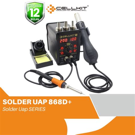 Promo CELLKIT Solder Uap Blower Hot Air Gun Digital In D Blower D V Cicil X