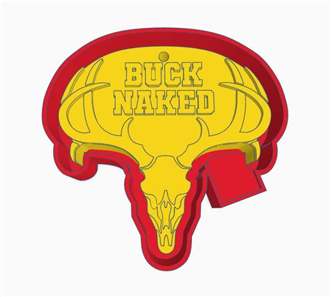 Stl File Deer Skull Buck Naked Air Freshener Mold D Printing Design