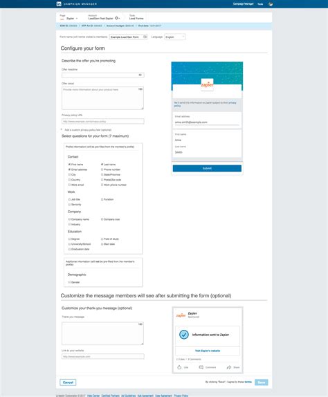 Linkedin Lead Gen Forms Tutorial How To Create Ads On Linkedin