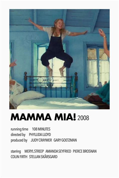 Mamma Mia Movie Poster Wall Iconic Movie Posters Alternative Movie