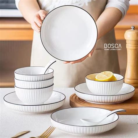 Jual Bosca Living Zen Ceramic Tableware Series Piring Makan Saji