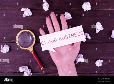 Redacci N Que Muestra El Texto Cloud Business Fotograf A Conceptual