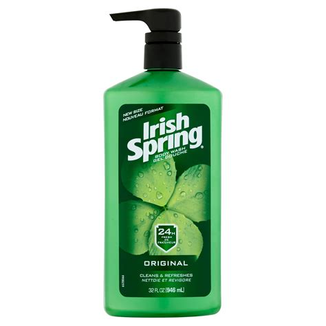 Irish Spring Body Wash Pump Original Fluid Ounce Walmart