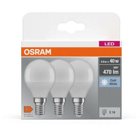 Osram Led Base Classic P Ampoules Led Filament D Poli En Verre