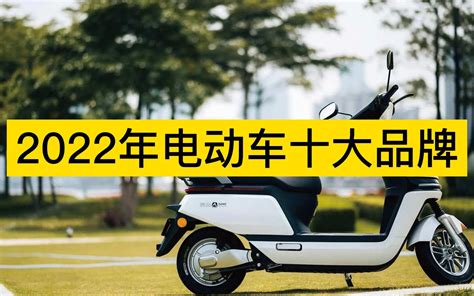 2022年电动车十大品牌雅迪爱玛新日电动车分列前三 哔哩哔哩