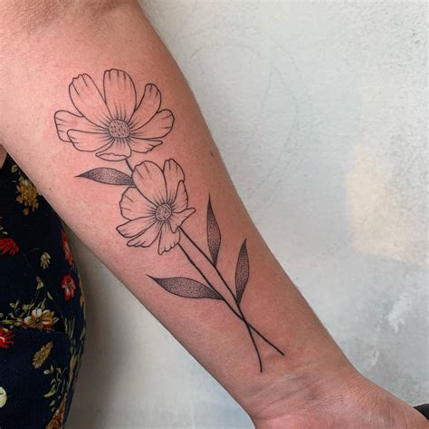 Aggregate October Birth Flower Cosmos Tattoo Super Hot In Cdgdbentre