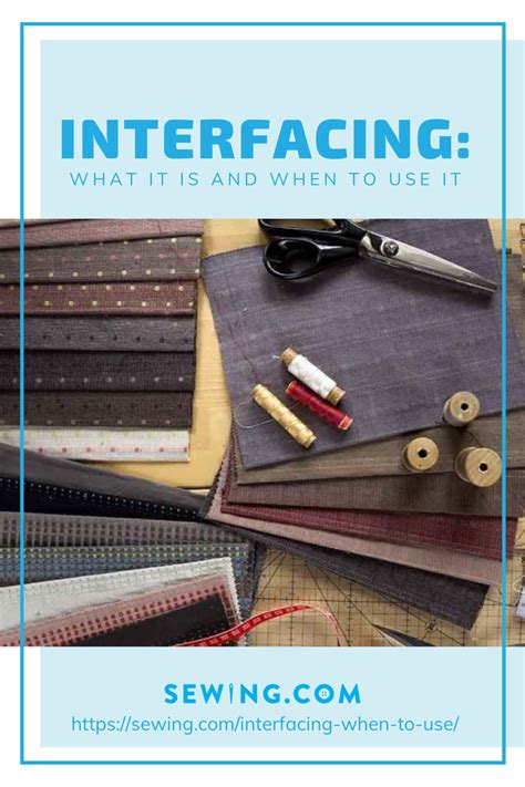 Interfacing Is An Extra Layer Of Fabric That Is Sewn Into Your Garment