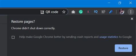 How To Restore Google Chrome Tabs After Restart Or Crash