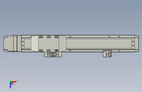 Gth4 L 150 Bm M05 C3 Gth4内嵌式螺杆滑台 电机后折 Toyo模组step模型图纸下载 懒石网