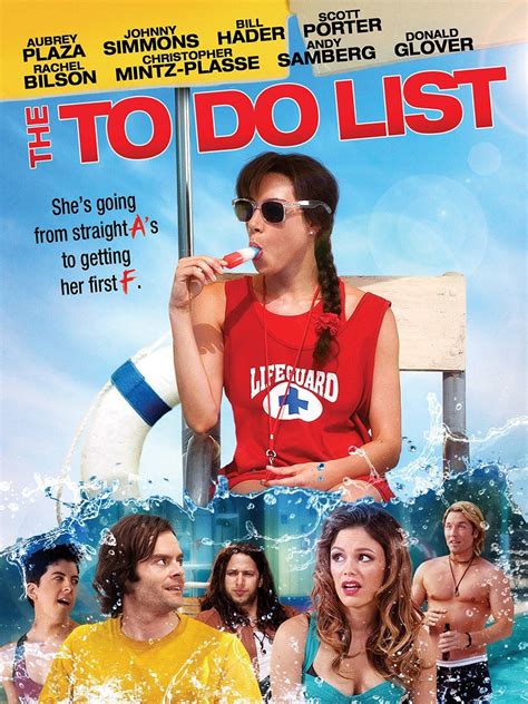 Aubrey Plaza To Do List