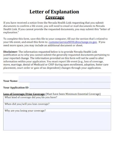 Letter Of Explanation 54 Examples Format How To Write Pdf