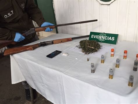 Carabineros Del Os Incauta Droga Armas Y Munici N En Operativo En