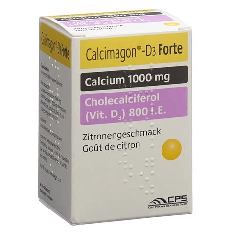 Calcimagon D Forte Kautabl Zitrone Ds Stk