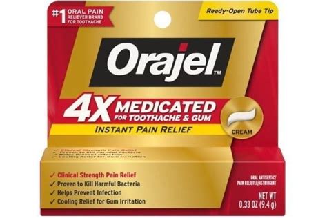 Buy Orajel 4x Medicated Severe Toothache And Online Mercato