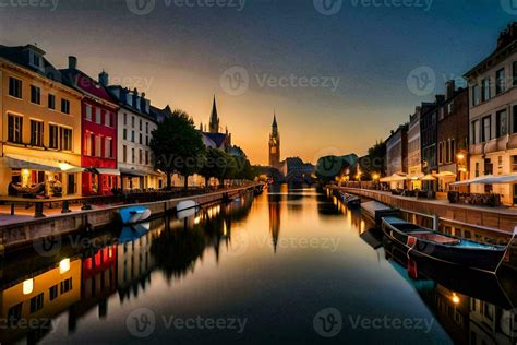 The City Of Bruges Belgium Ai Generated Stock Photo At Vecteezy