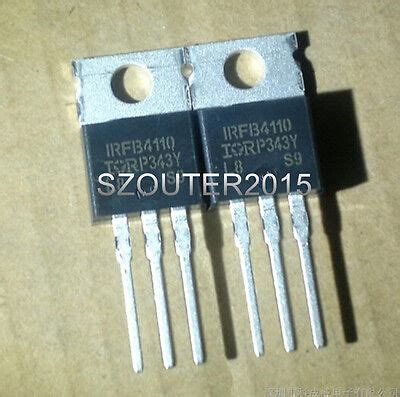 Pcs Irfb Transistor N Mosfet V A W To Ab New Ebay