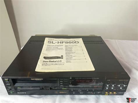 SONY SL HF860D Digital Beta Max Betamax VCR Photo 4774499 US Audio Mart